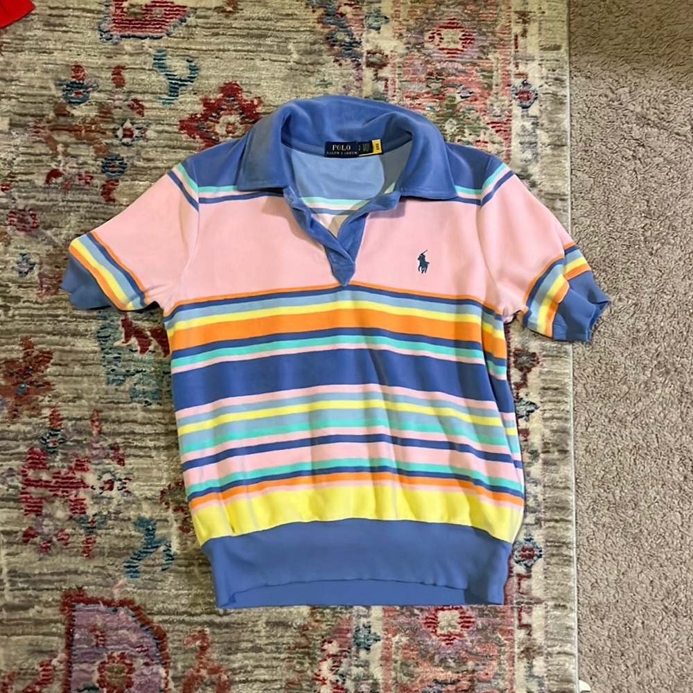 Terry cloth polo